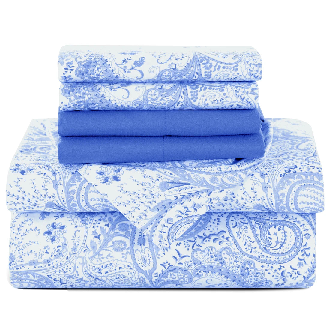 LDC Lux Decor Collection Paisley Microfiber Sheet Set