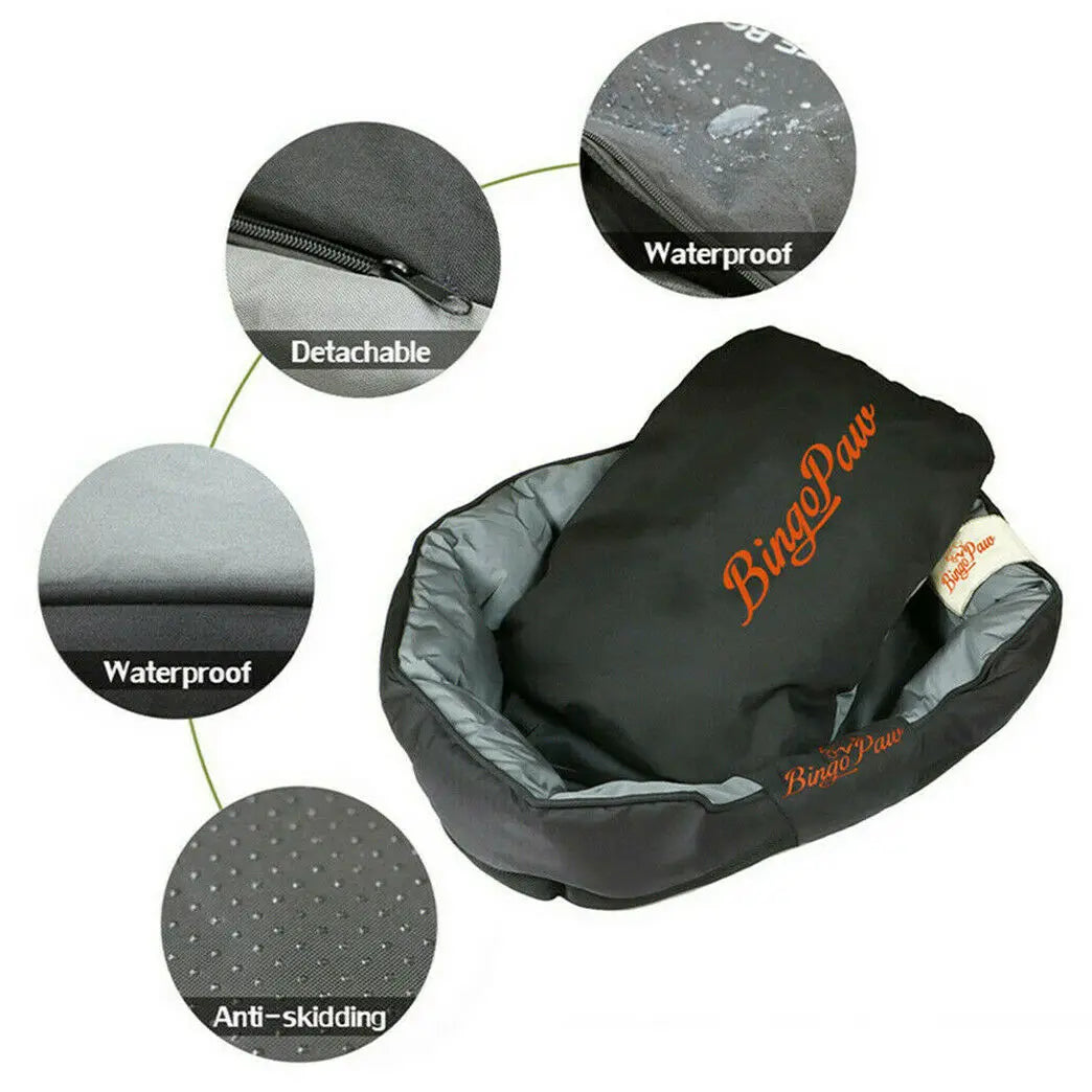 BINGOPAW Waterproof Orthopedic Sofa Dog Bed