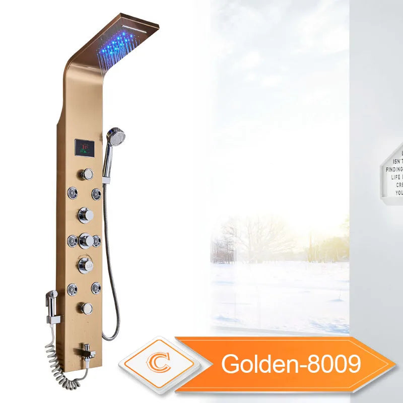 Rozin Intelligent LCD Shower Column System With 6 Modes