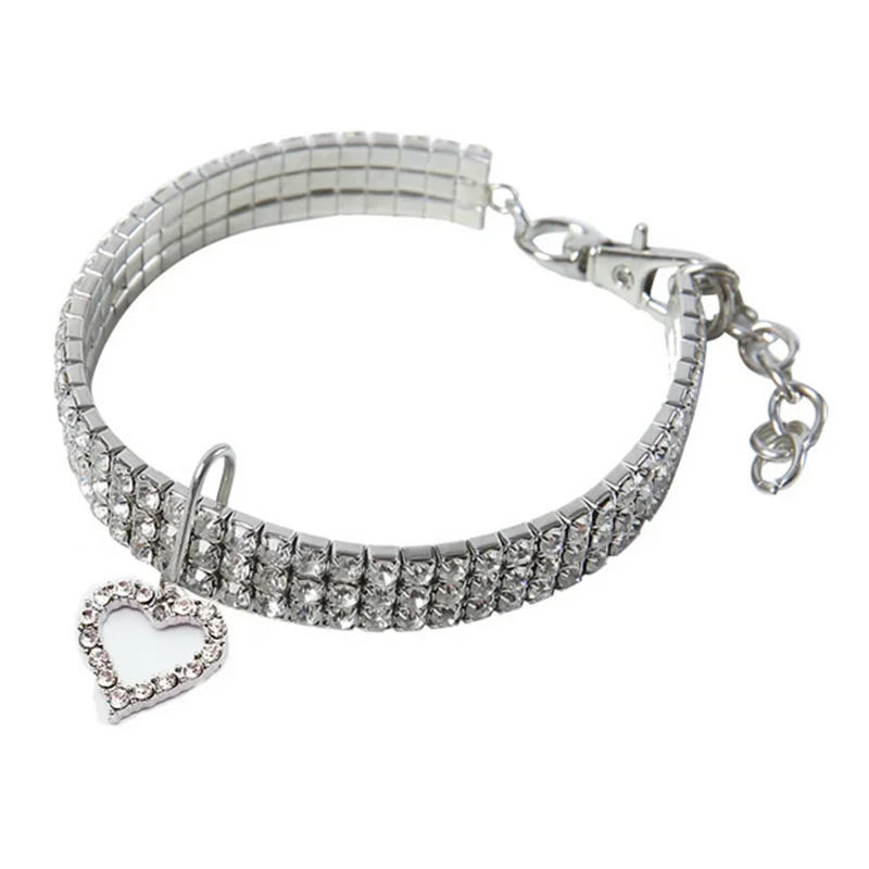 Bling Rhinestone Pet Collar and Leash