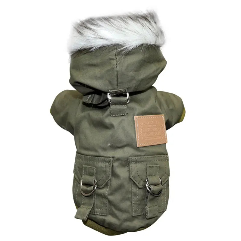 Dog Coat Jacket Polyester For Autumn Winter Weather Protection