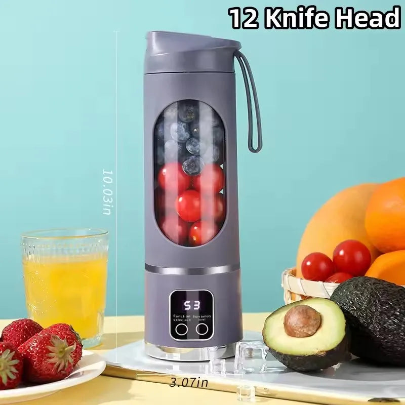 Mini Electric Juicer Ice Crusher With Digital Display