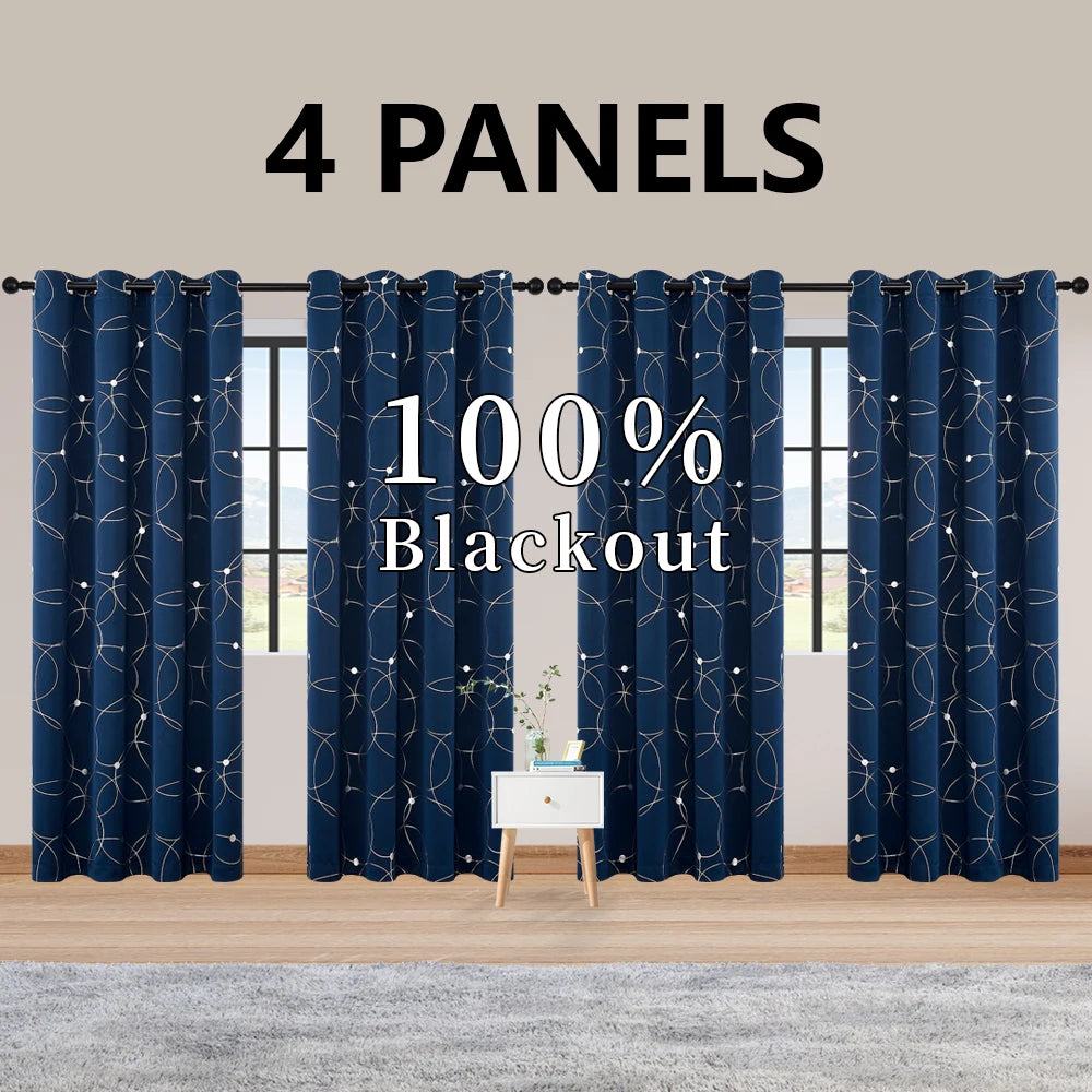 Thermal Insulated Blackout Curtains