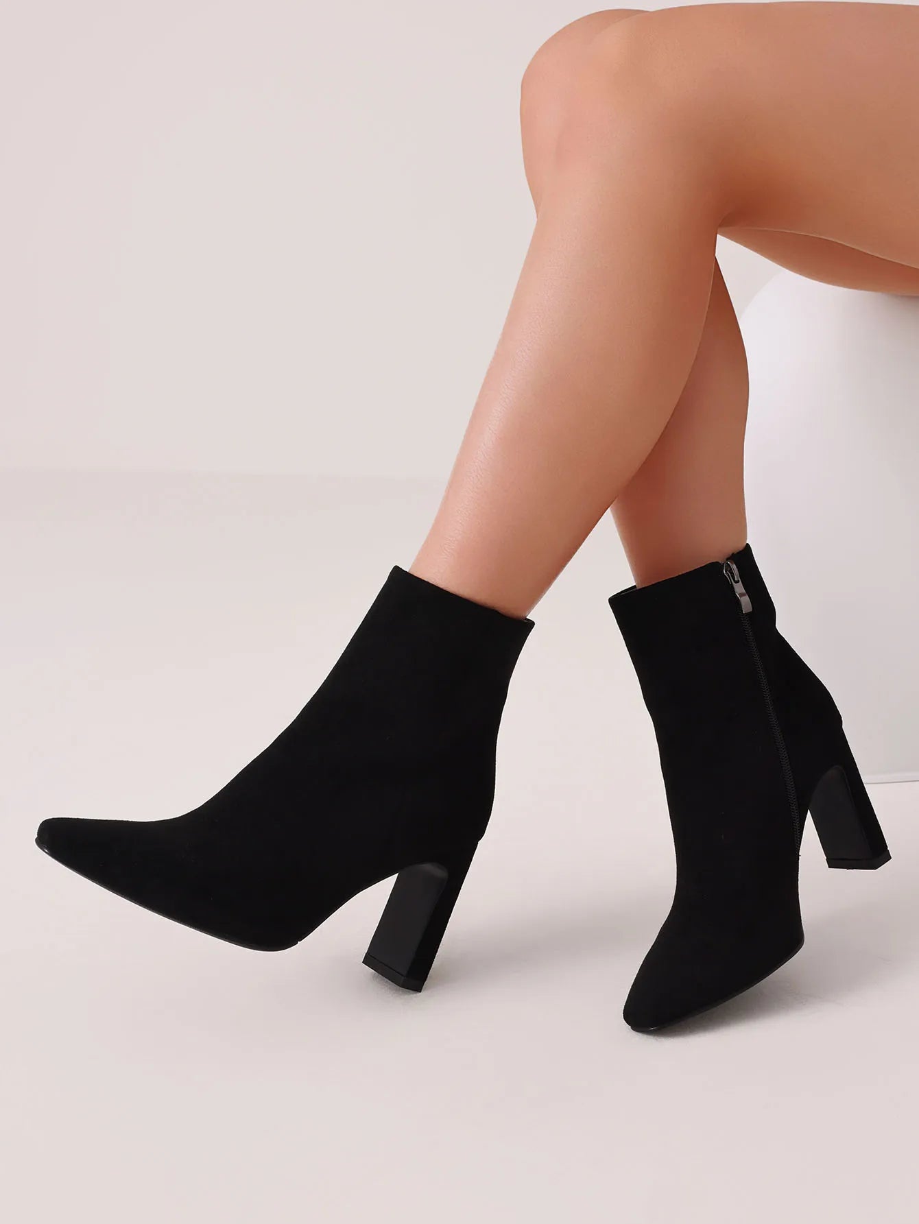 Women's Square Toe Ankle Boots Dress Style Modern Everyday