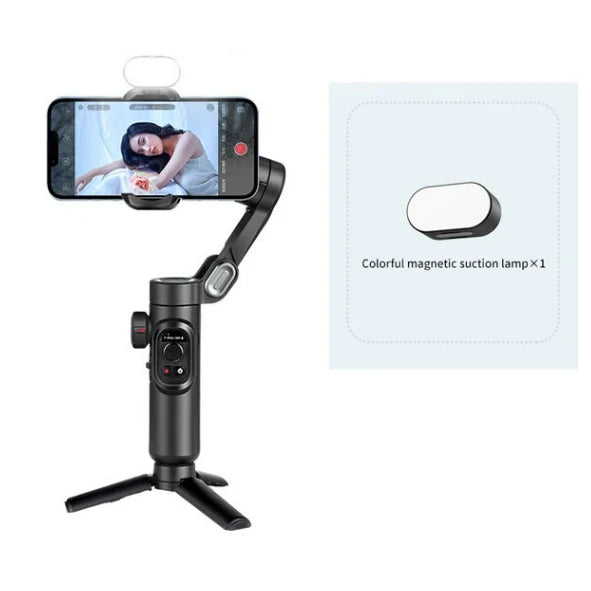 Aochuan Face Tracking Vlog XE Handheld Gimbal Stabilizer With Light