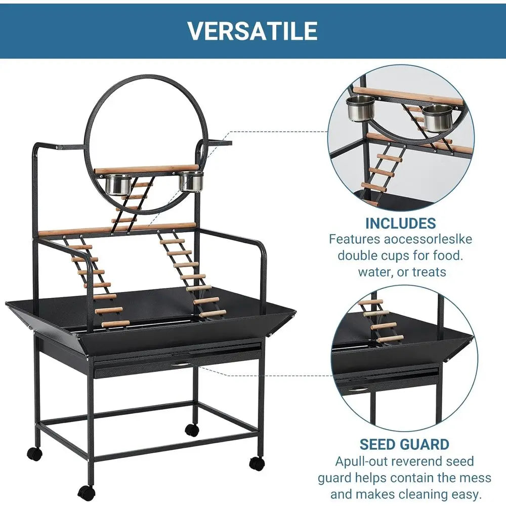 Nonem Bird Play Stand and Activity Center for Birds