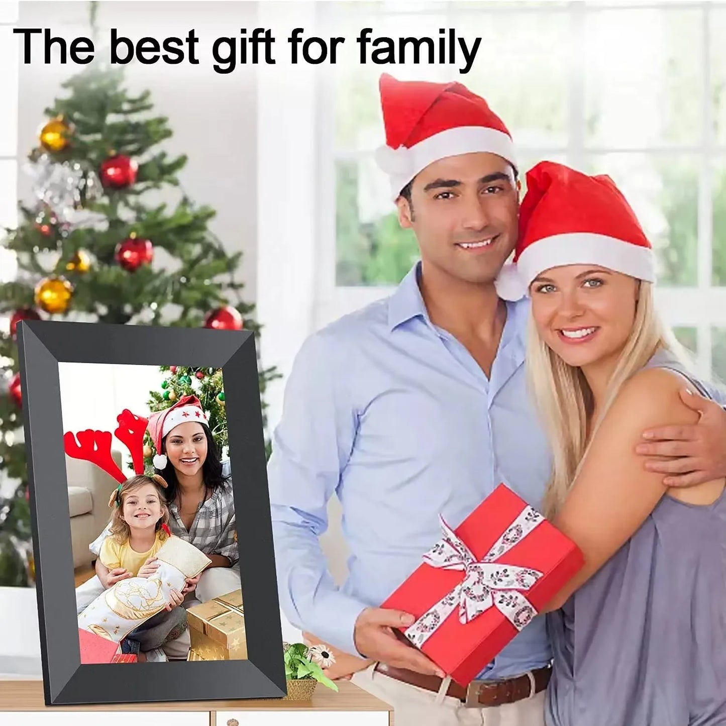 YENOCK 32GB Smart WiFi Digital Photo Frame With Touch Screen