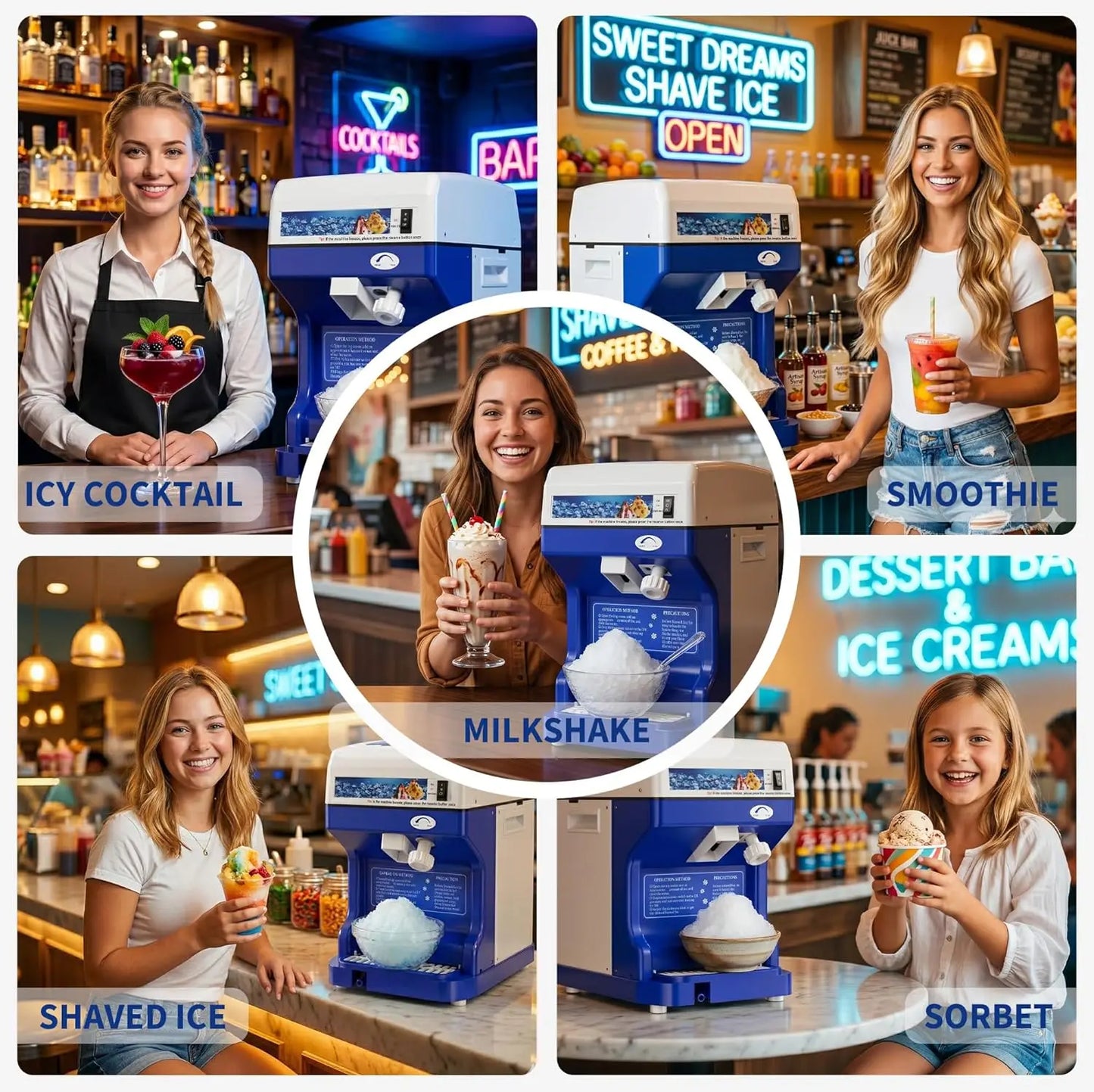 Countertop Shaved Ice Machine