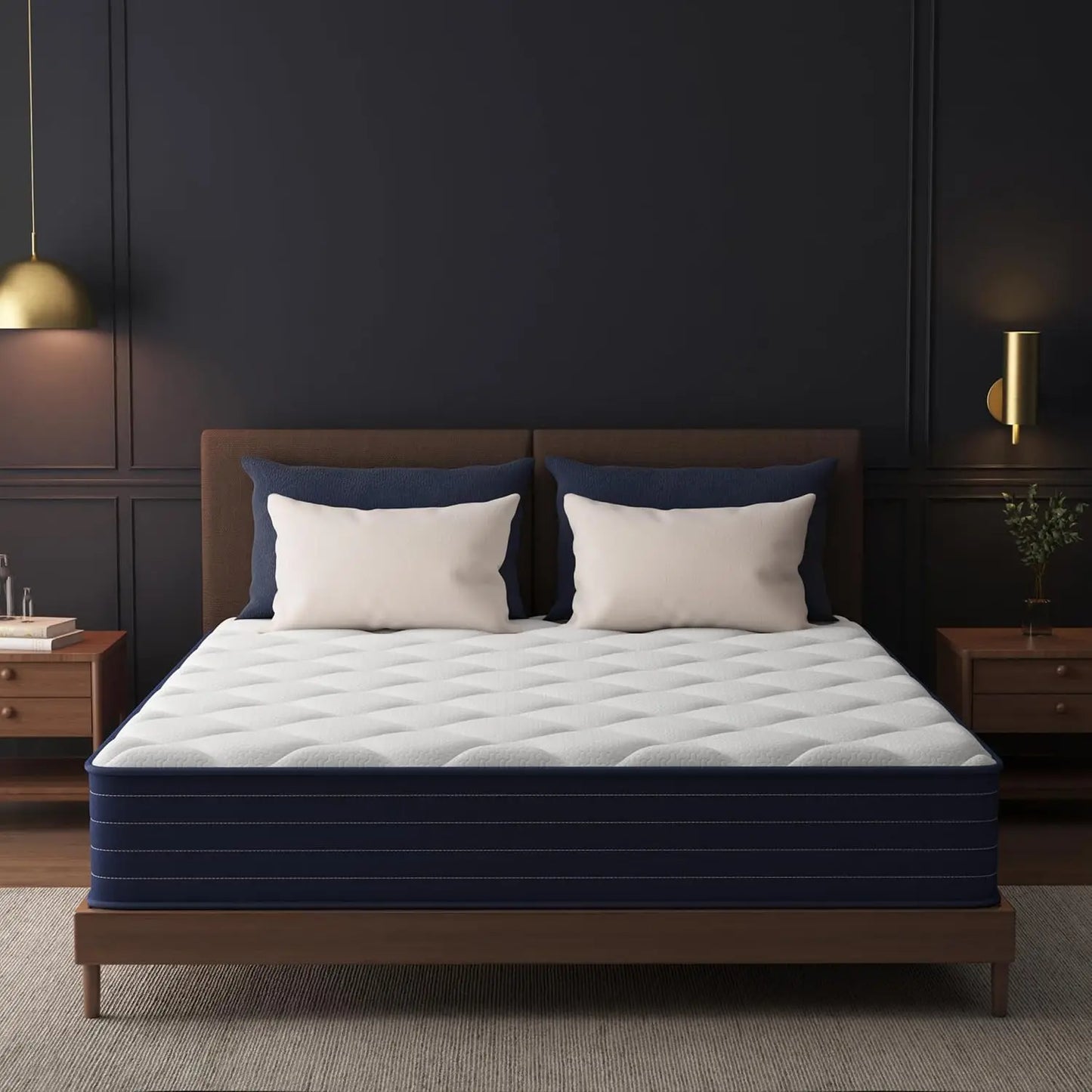 Pocket Spring Memory Foam Mattress Hypoallergenic Medium