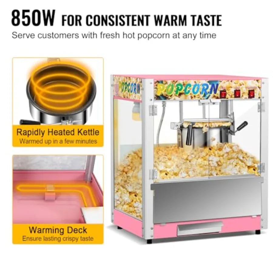 Movie Theater Style Countertop Popcorn Maker