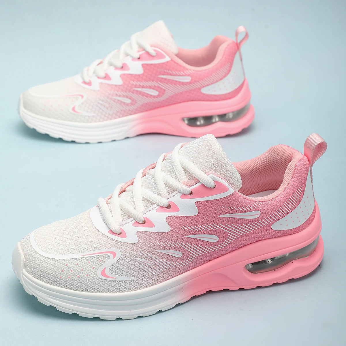 Women Orthopedic Walking Shoes Air Mesh Upper Rubber Sole