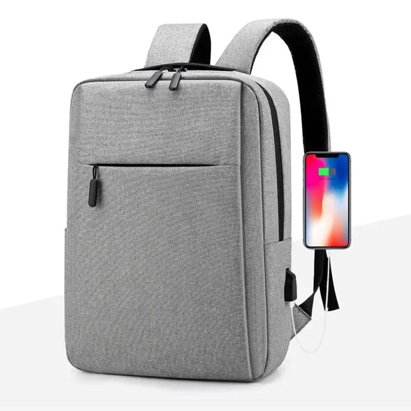 Versatile USB Rechargeable Waterproof Laptop Bag For Business