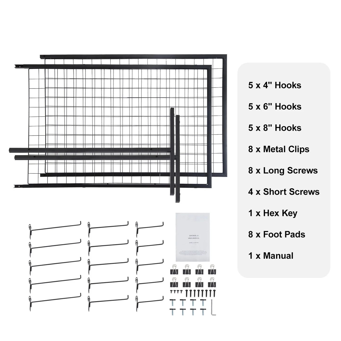 SucceBuy Double Side Gridwall Panels For Art Shows And Retail
