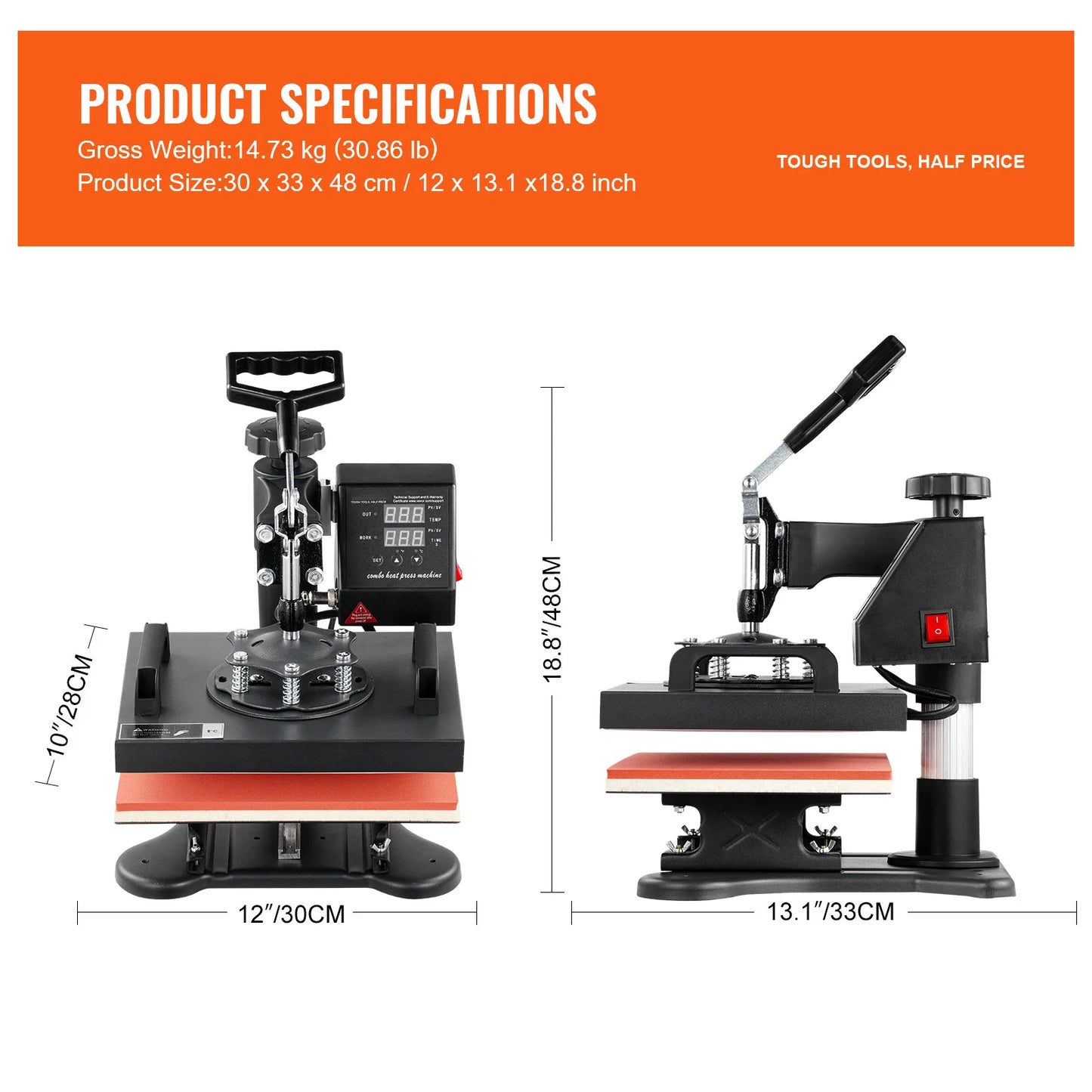 Succebuy Dual Digital Heat Press Machine For Garments