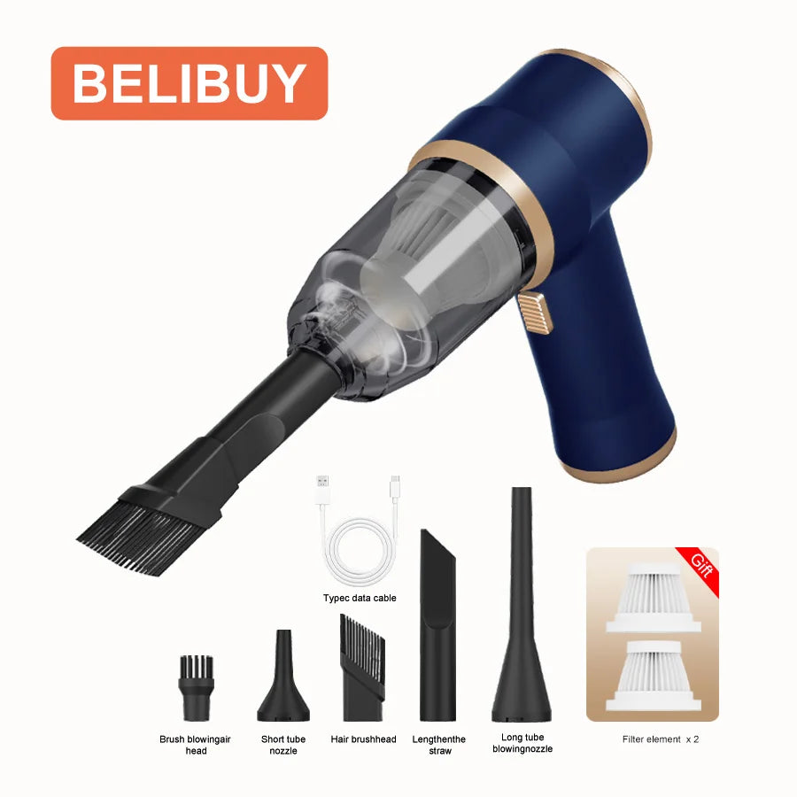 Cordless Portable High Power Vacuum Cleaner With HEPA Filter