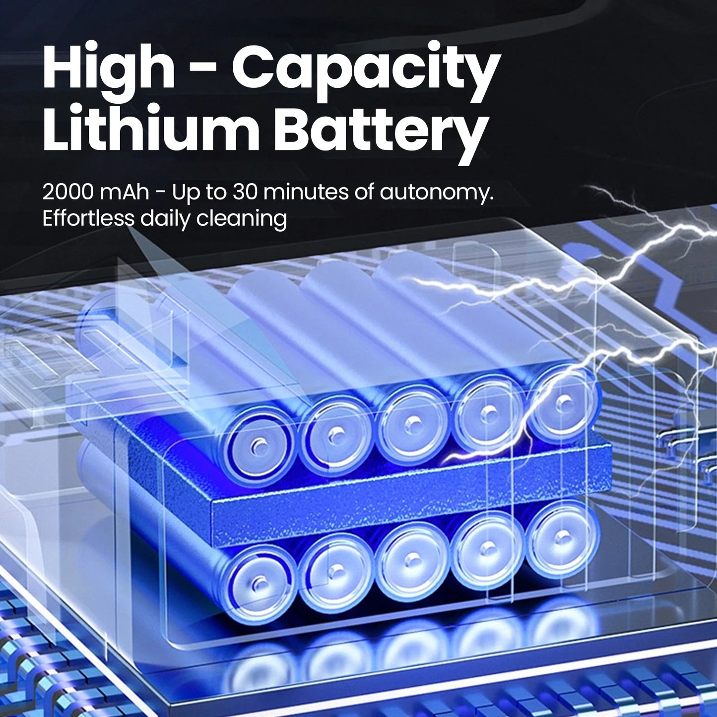 Cordless Handheld Car Vacuum Cleaner 120W Powerful Suction