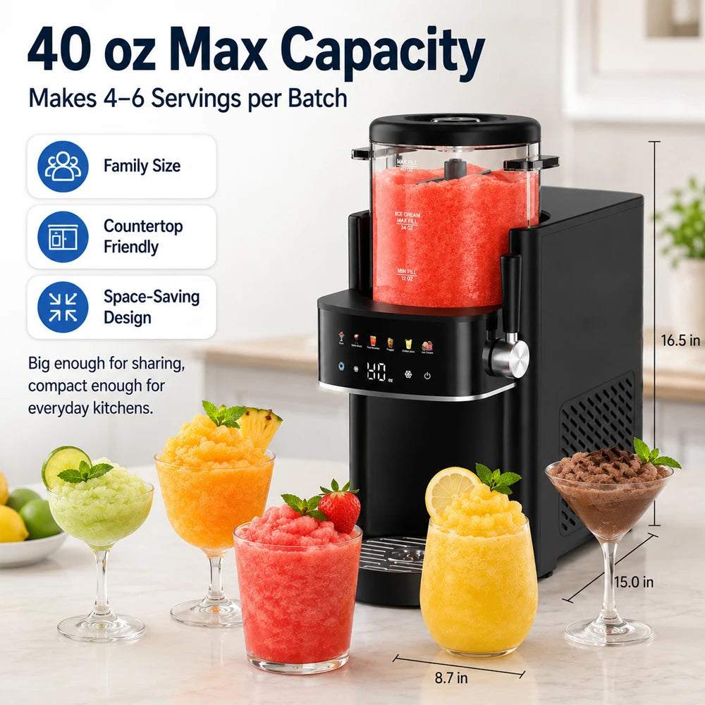 Multi Functional Beverage Machine With LED Display And Six Presets