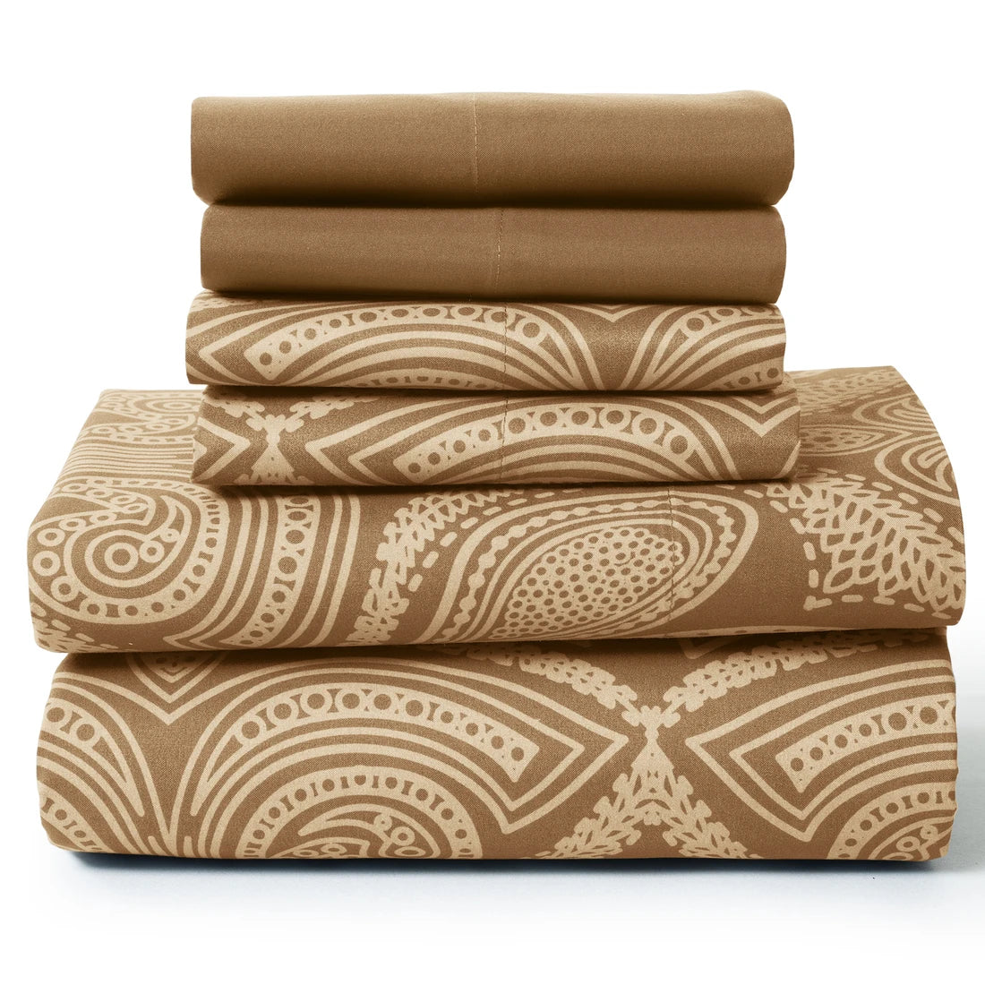 LDC Lux Decor Collection Paisley Microfiber Sheet Set