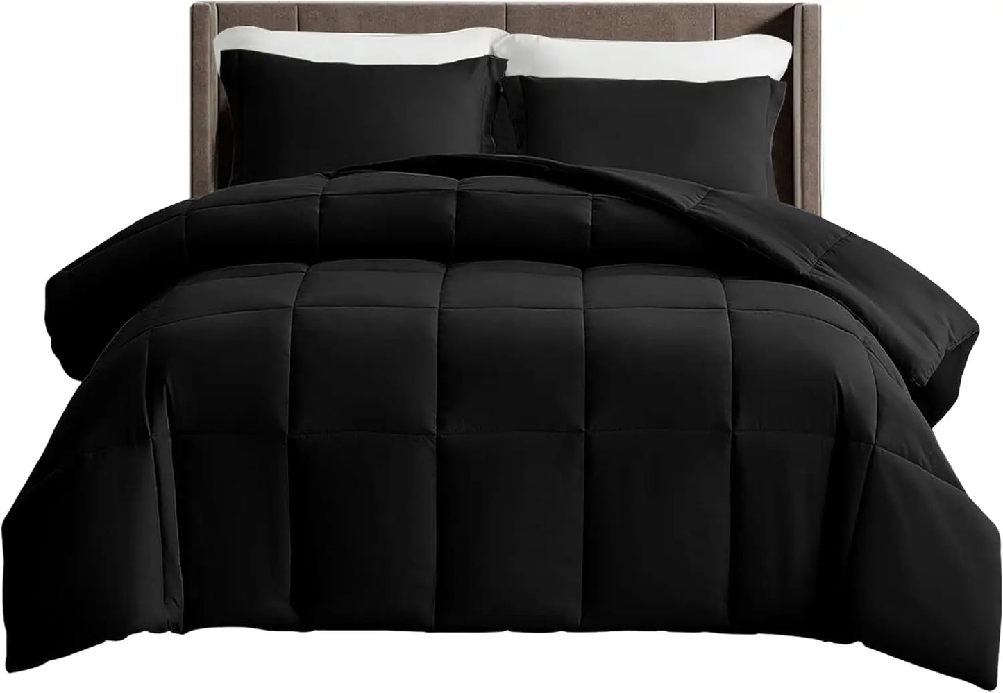 LDC Lux Decor Collection Down Alternative Box Stitched Comforter