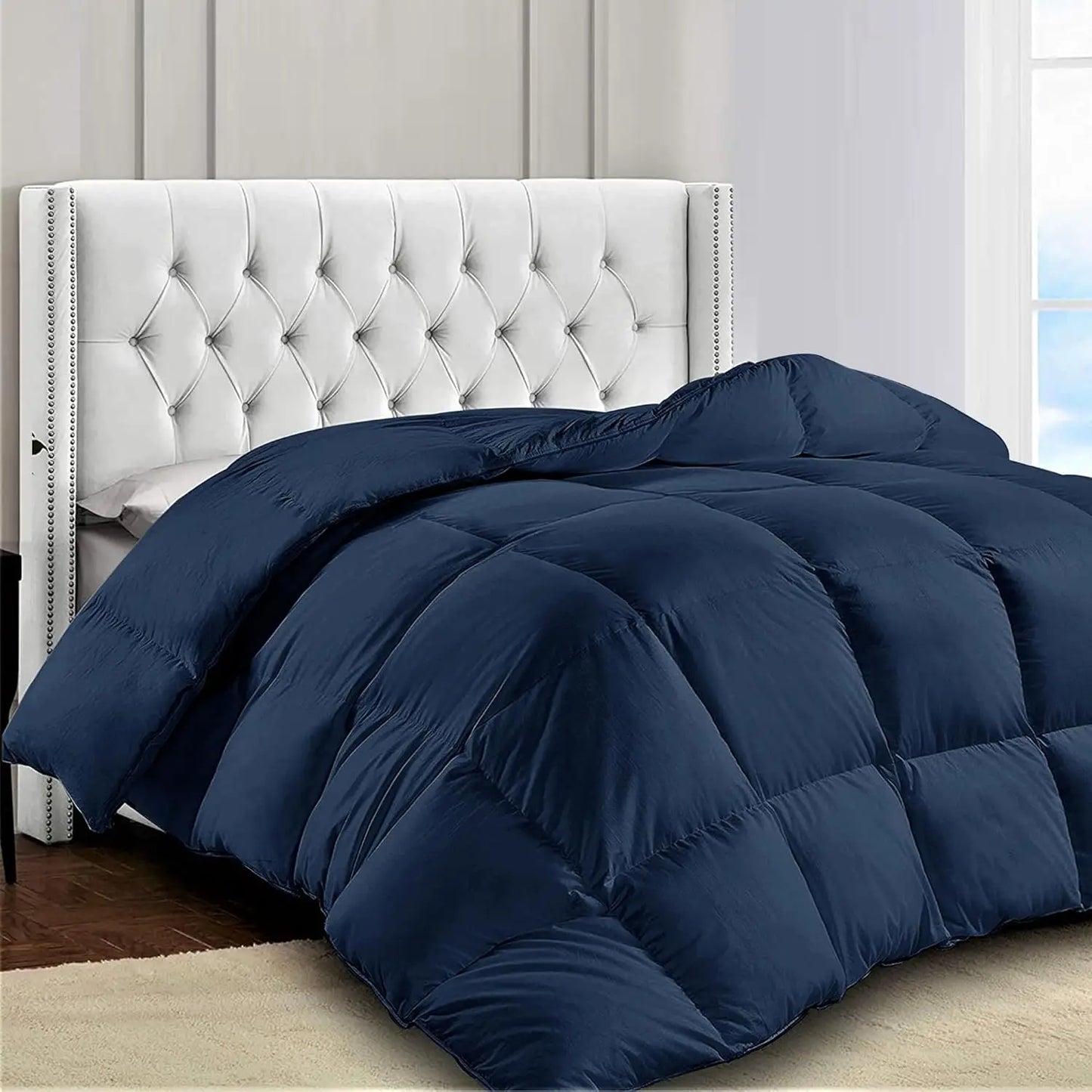 LDC Lux Decor Collection Down Alternative Box Stitched Comforter