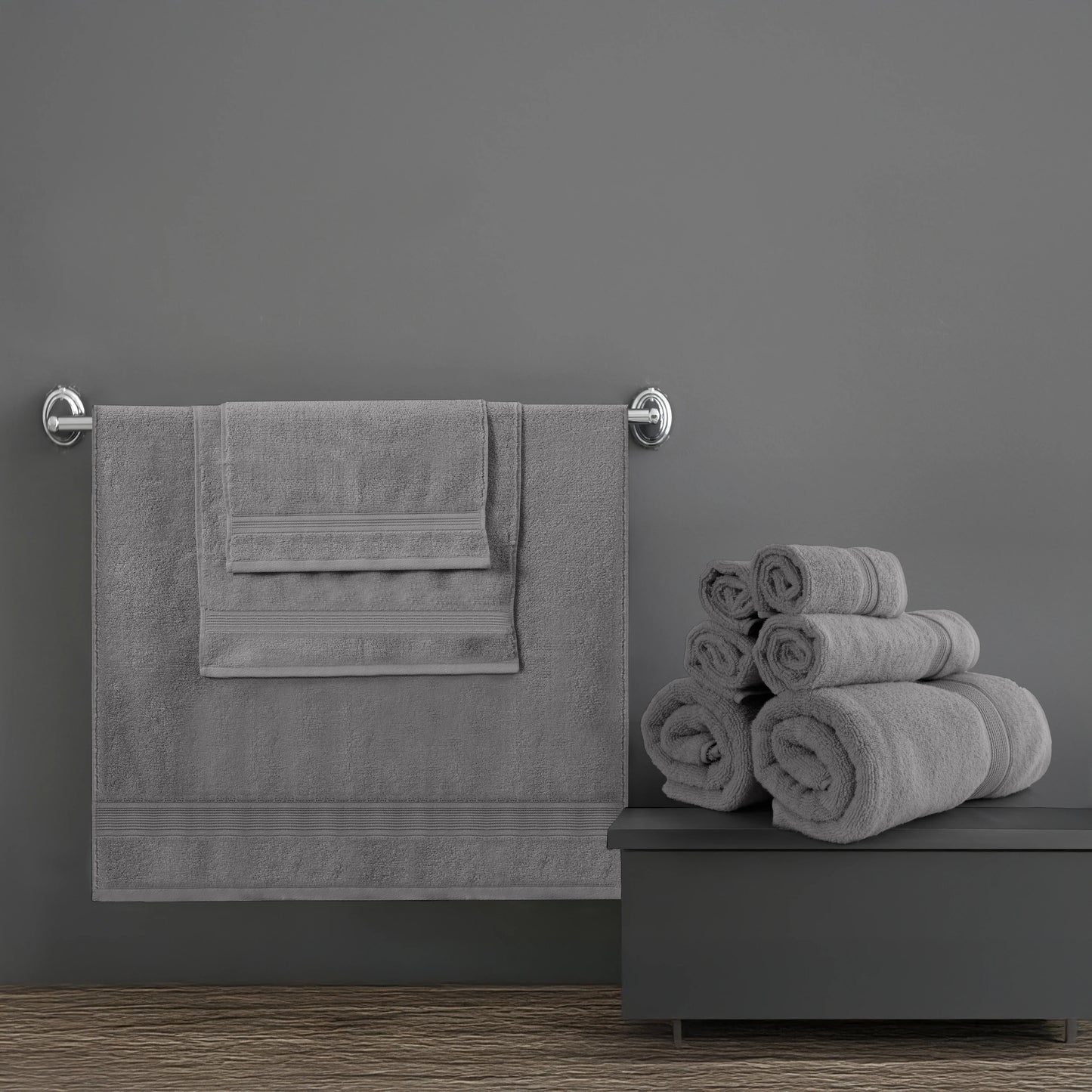 LDC Lux Decor Collection Bath Towel Set 100 Percent Cotton