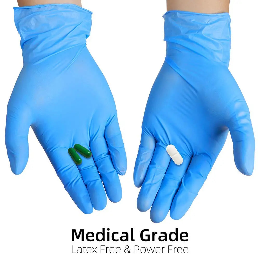 NONECN Disposable Vinyl Exam Gloves Latex Free Powder Free
