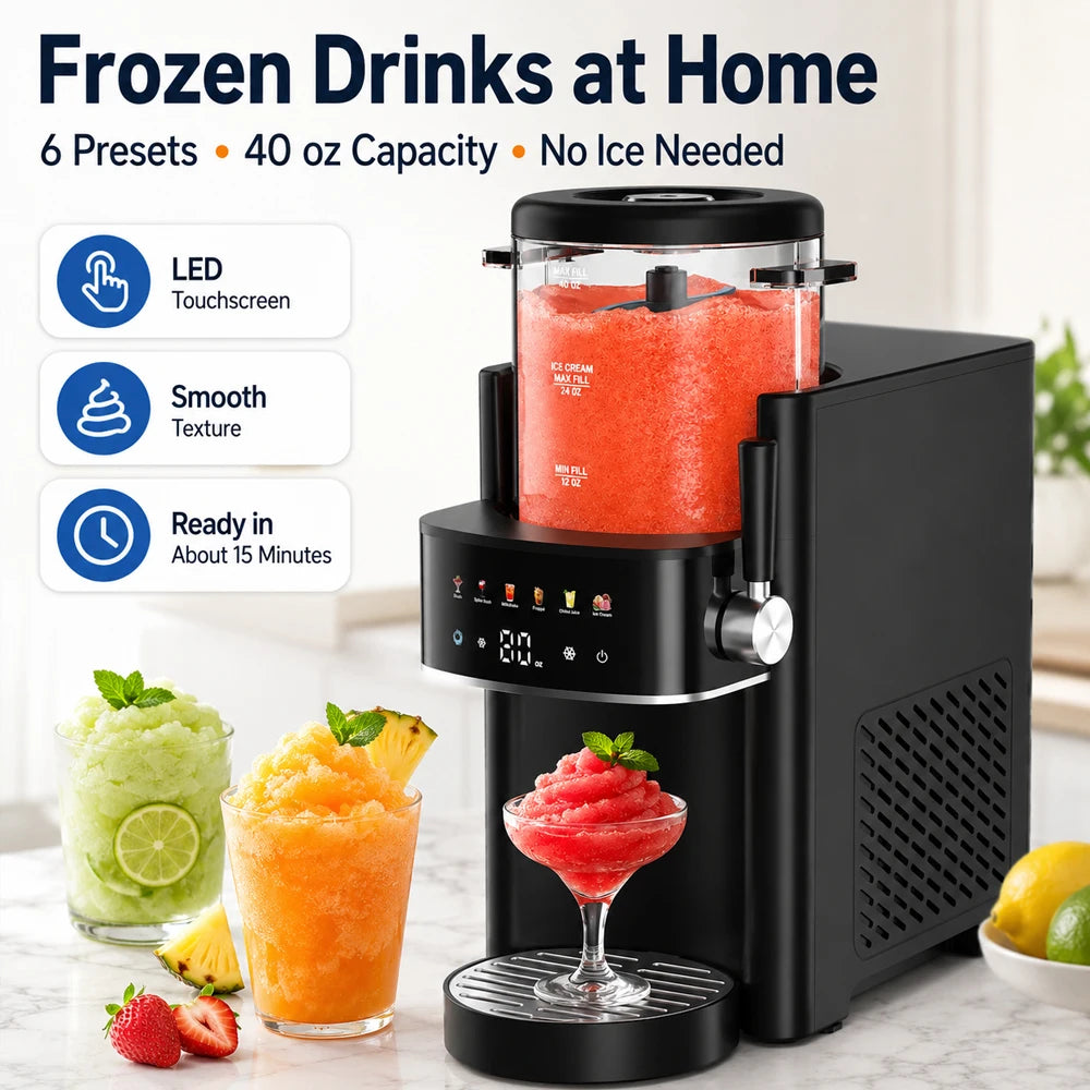 Multi Functional Beverage Machine With LED Display And Six Presets