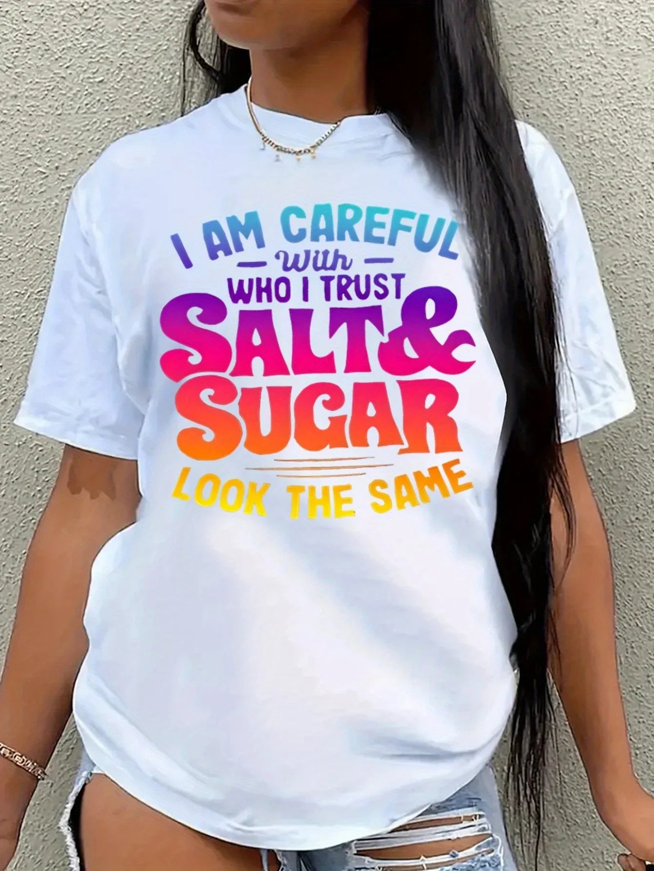 I Am Careful Women's Cotton T Shirt