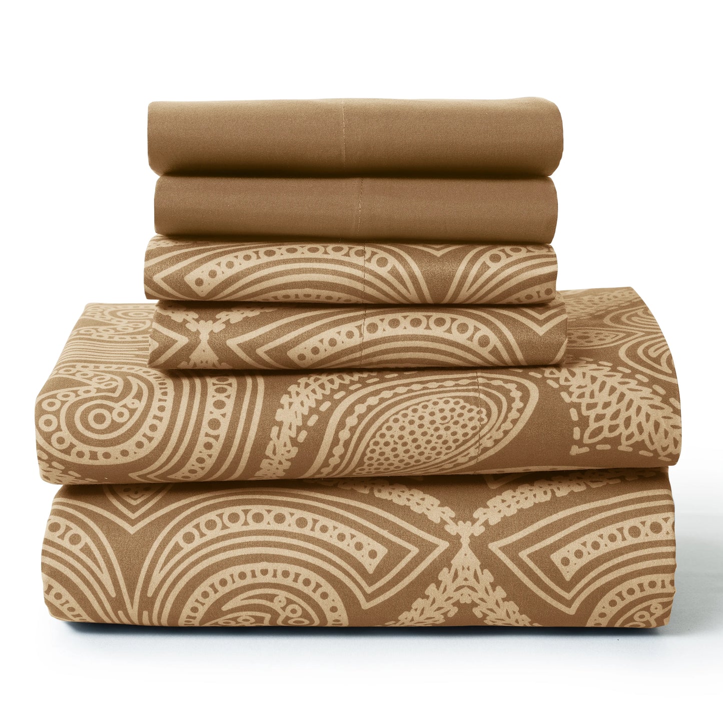 LDC Lux Decor Collection Paisley Microfiber Sheet Set