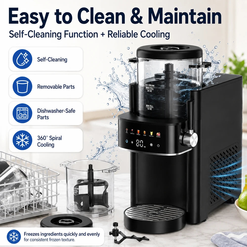 Multi Functional Beverage Machine With LED Display And Six Presets