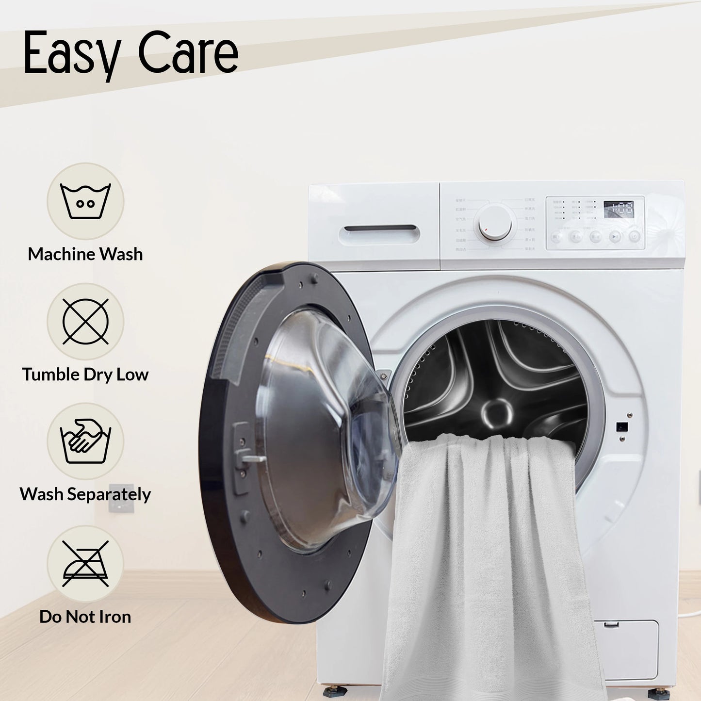 LDC Lux Decor Collection Bath Towel Set 100 Percent Cotton
