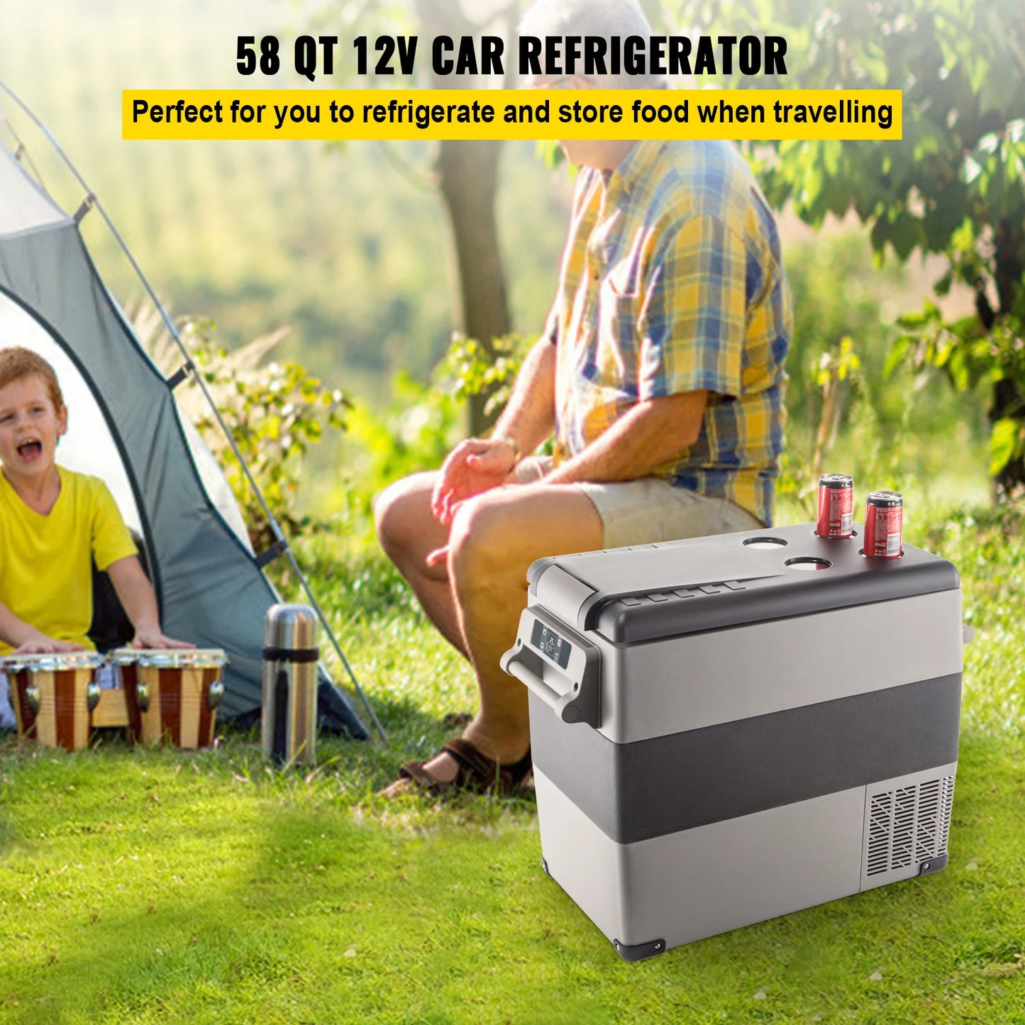 VEVOR Portable Car Mini Fridge Freezer Compressor Cooler