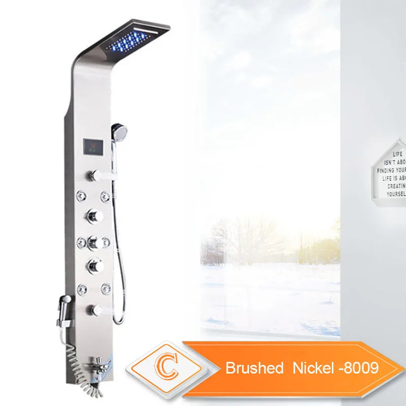 Rozin Intelligent LCD Shower Column System With 6 Modes