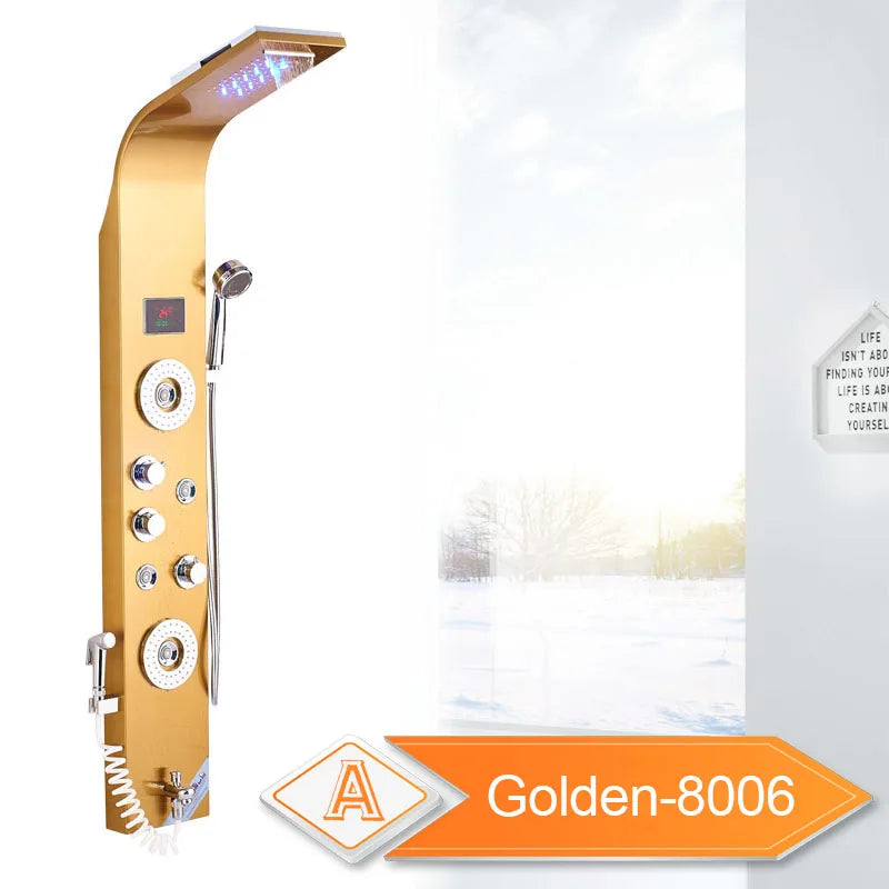 Rozin Intelligent LCD Shower Column System With 6 Modes