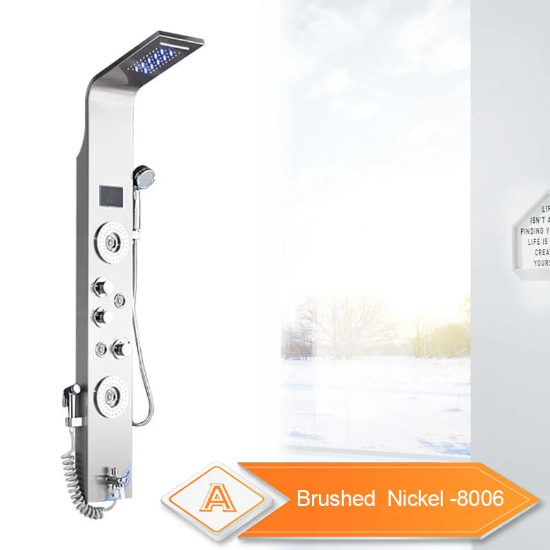 Rozin Intelligent LCD Shower Column System With 6 Modes
