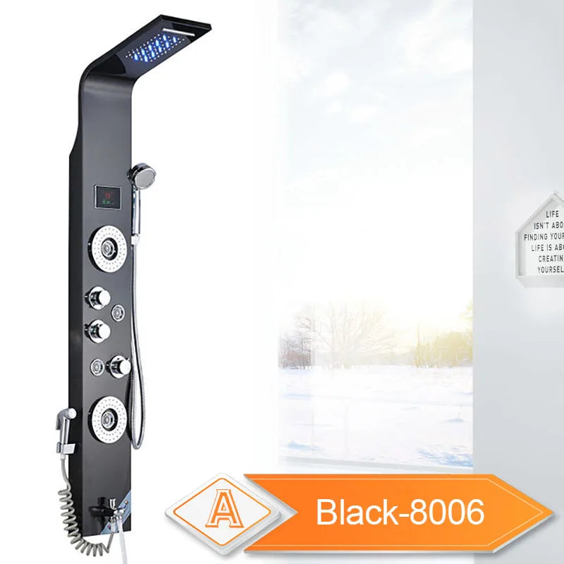 Rozin Intelligent LCD Shower Column System With 6 Modes