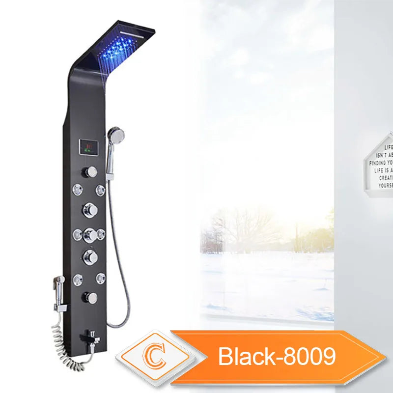 Rozin Intelligent LCD Shower Column System With 6 Modes