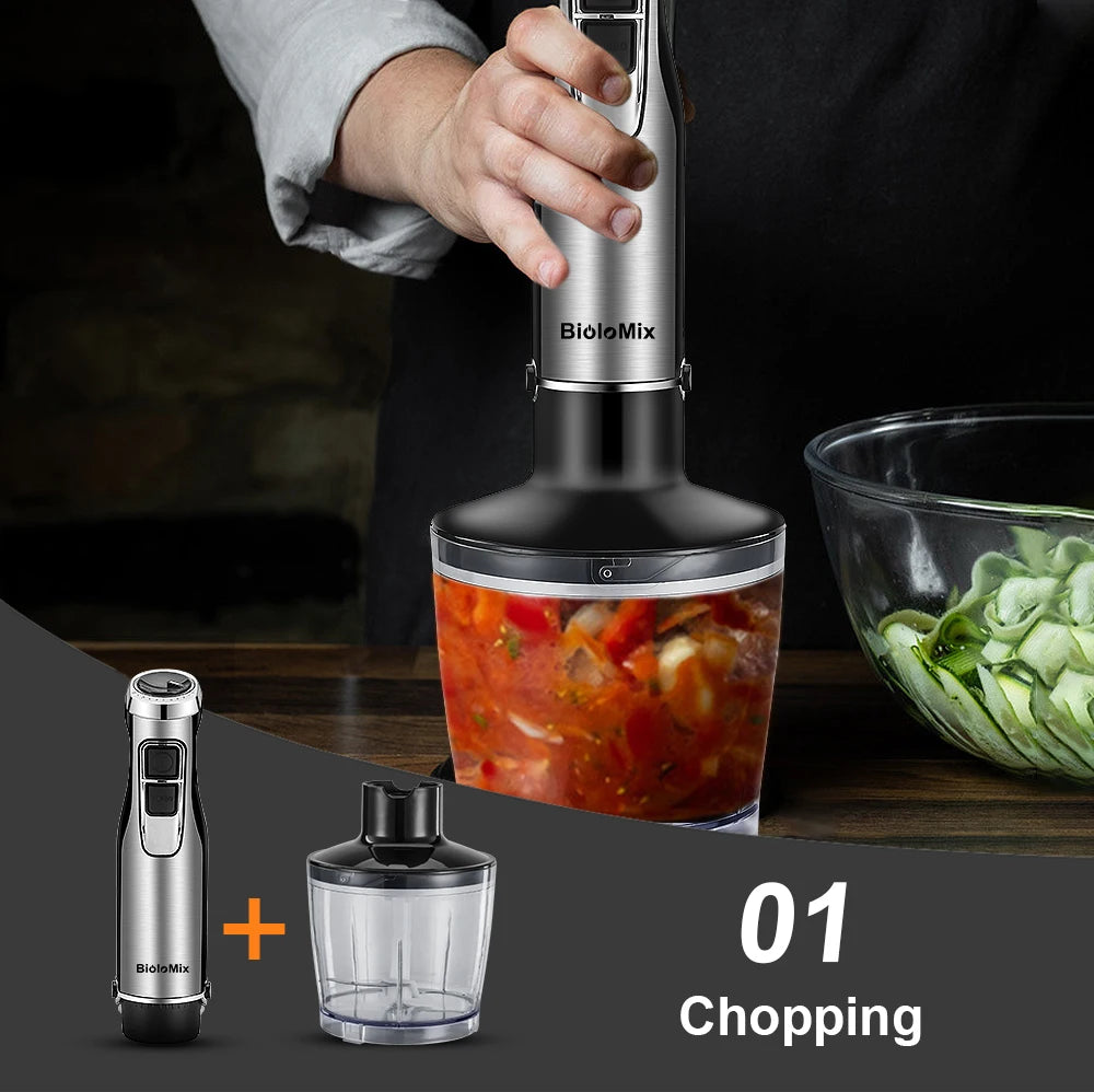 Biolomix 4 in 1 High Power 1200W Immersion Blender