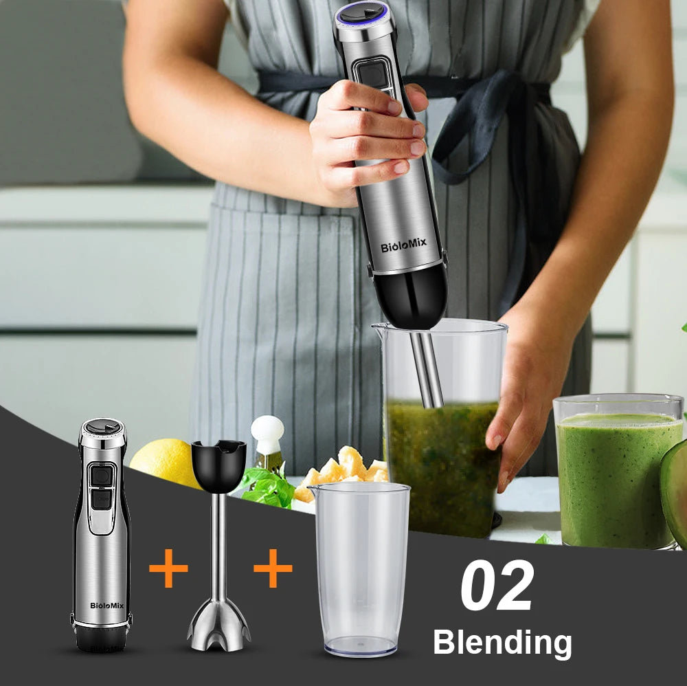 Biolomix 4 in 1 High Power 1200W Immersion Blender