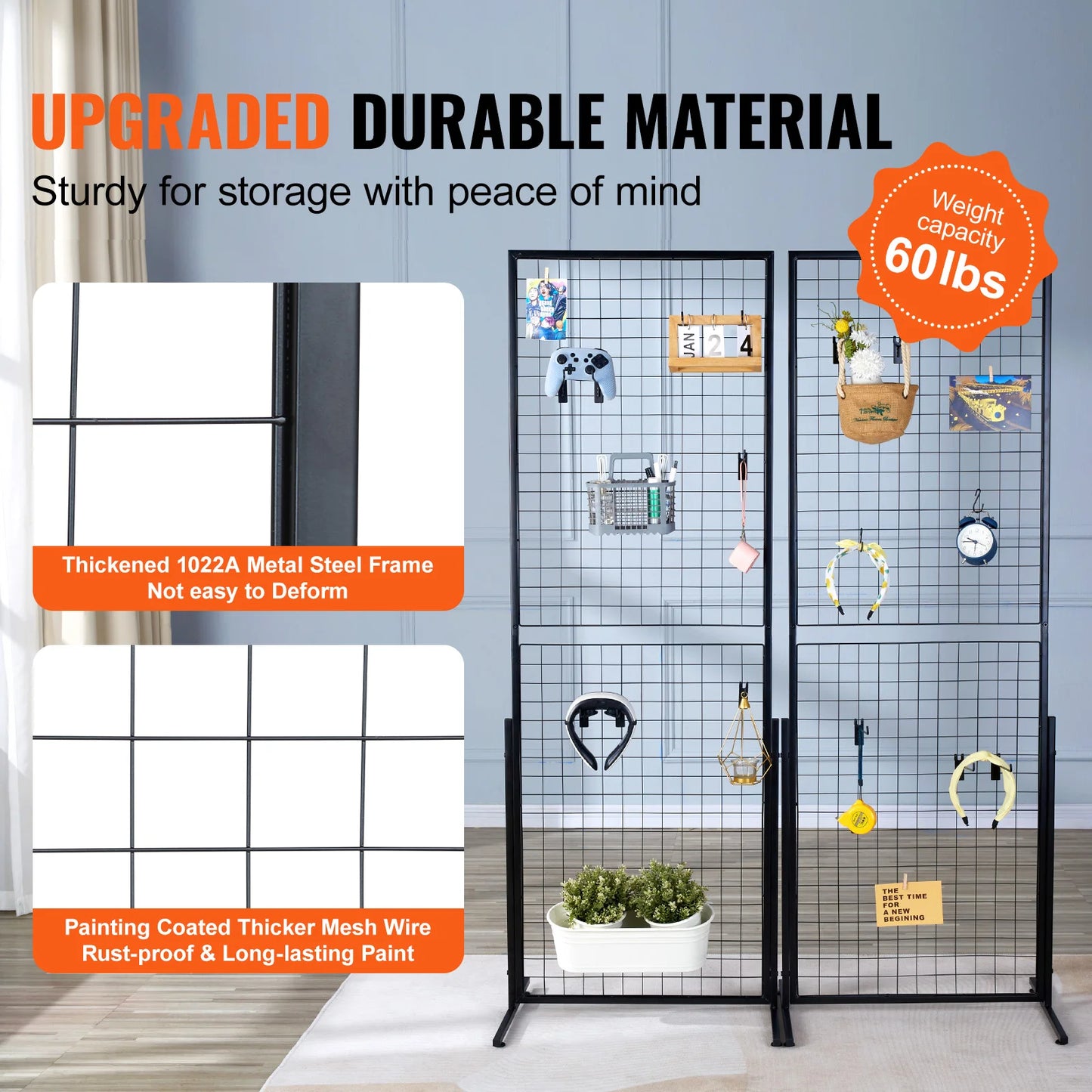 SucceBuy Double Side Gridwall Panels For Art Shows And Retail