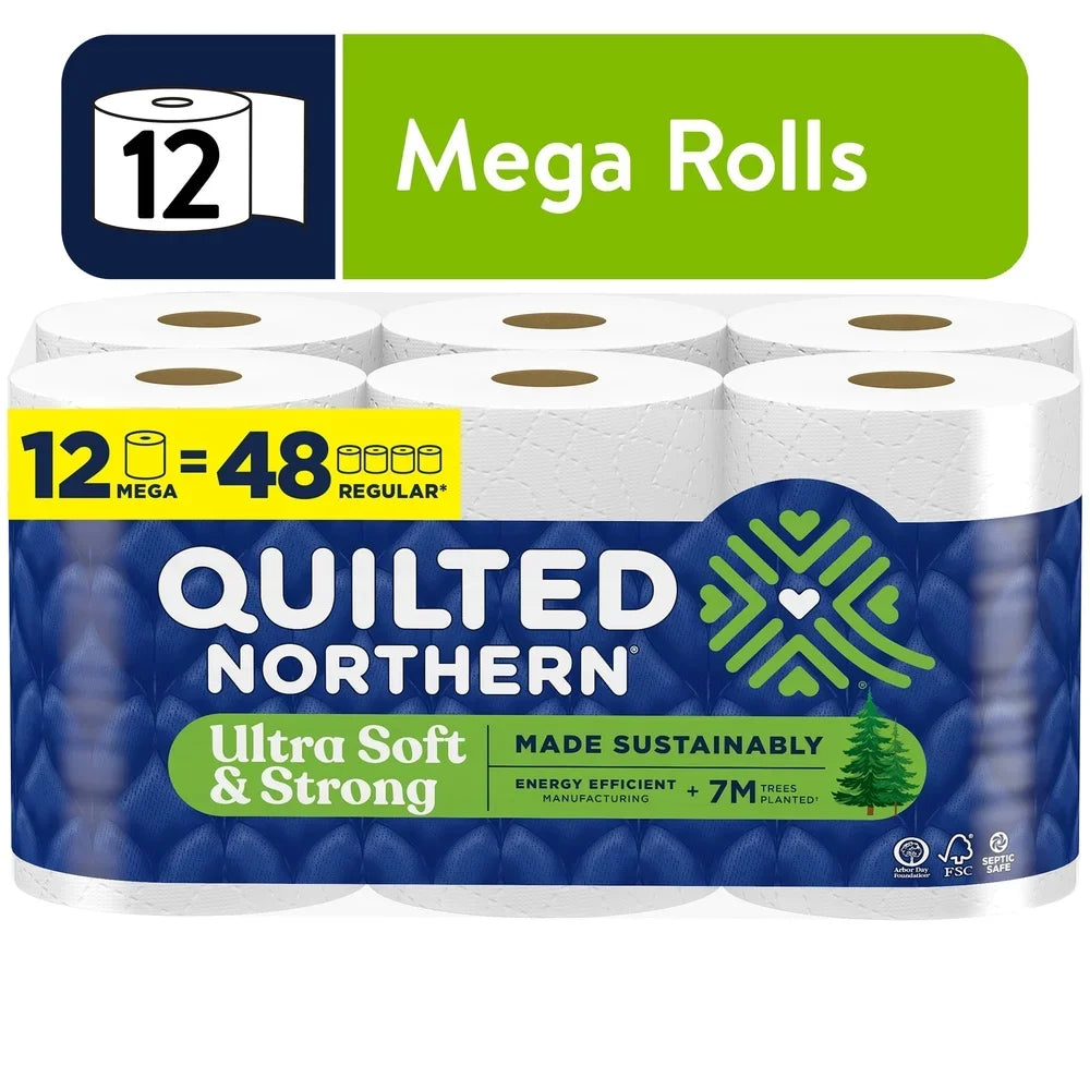 Eco Friendly 2 Ply Toilet Paper Ultra Strong Septic Safe
