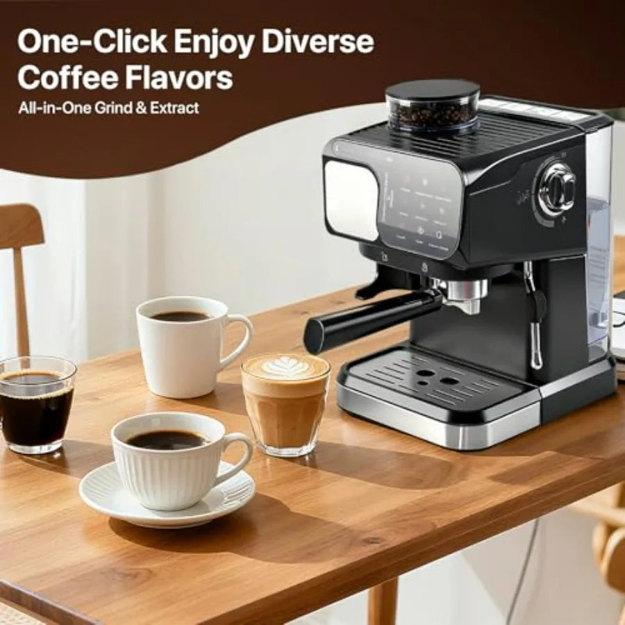 Professional Home Espresso Machine for Small Batches and Easy Brews