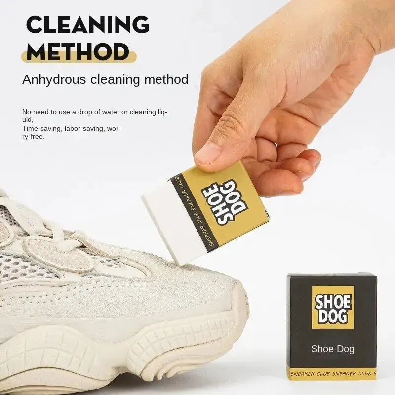 Shoe Eraser Set Portable Rubber Block Brush For Suede Leather Cleaning
