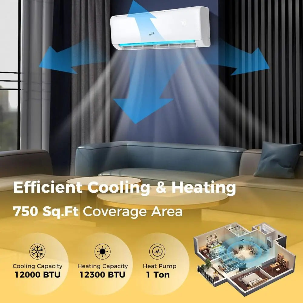 Energy Star Heat Pump Mini Split Air Conditioner 21 SEER