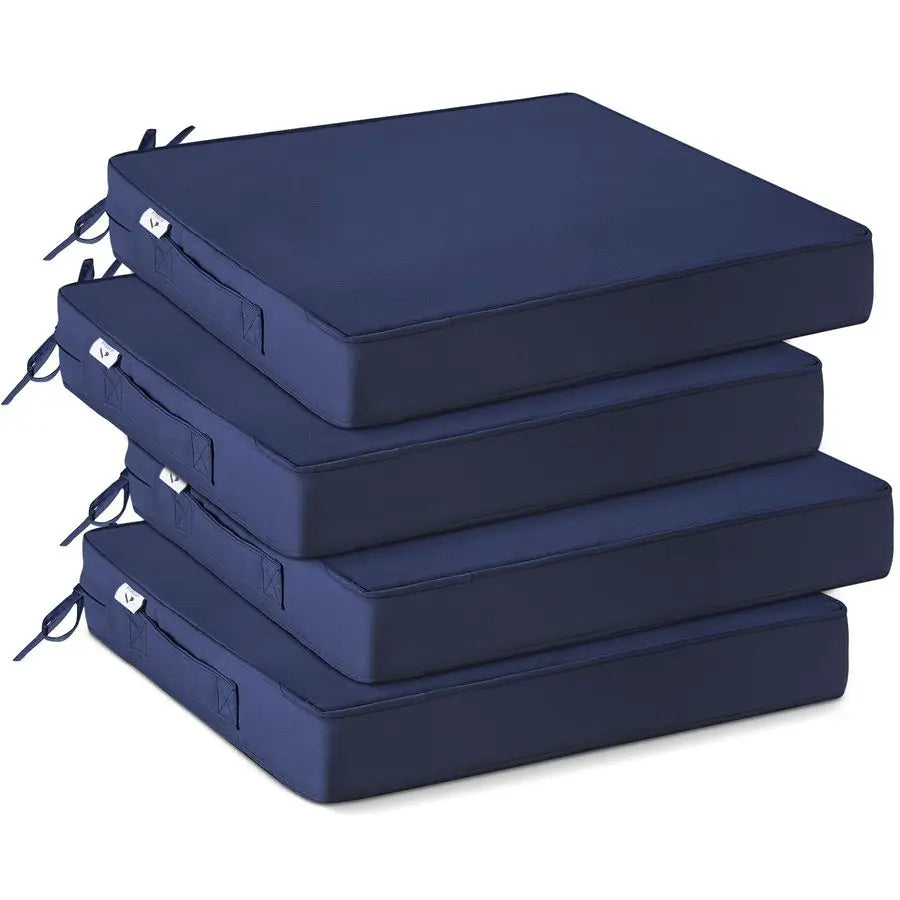 Waterproof Outdoor Seat Cushions Set of 4 for Patio Furniture