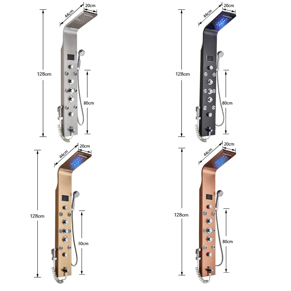 Rozin Intelligent LCD Shower Column System With 6 Modes