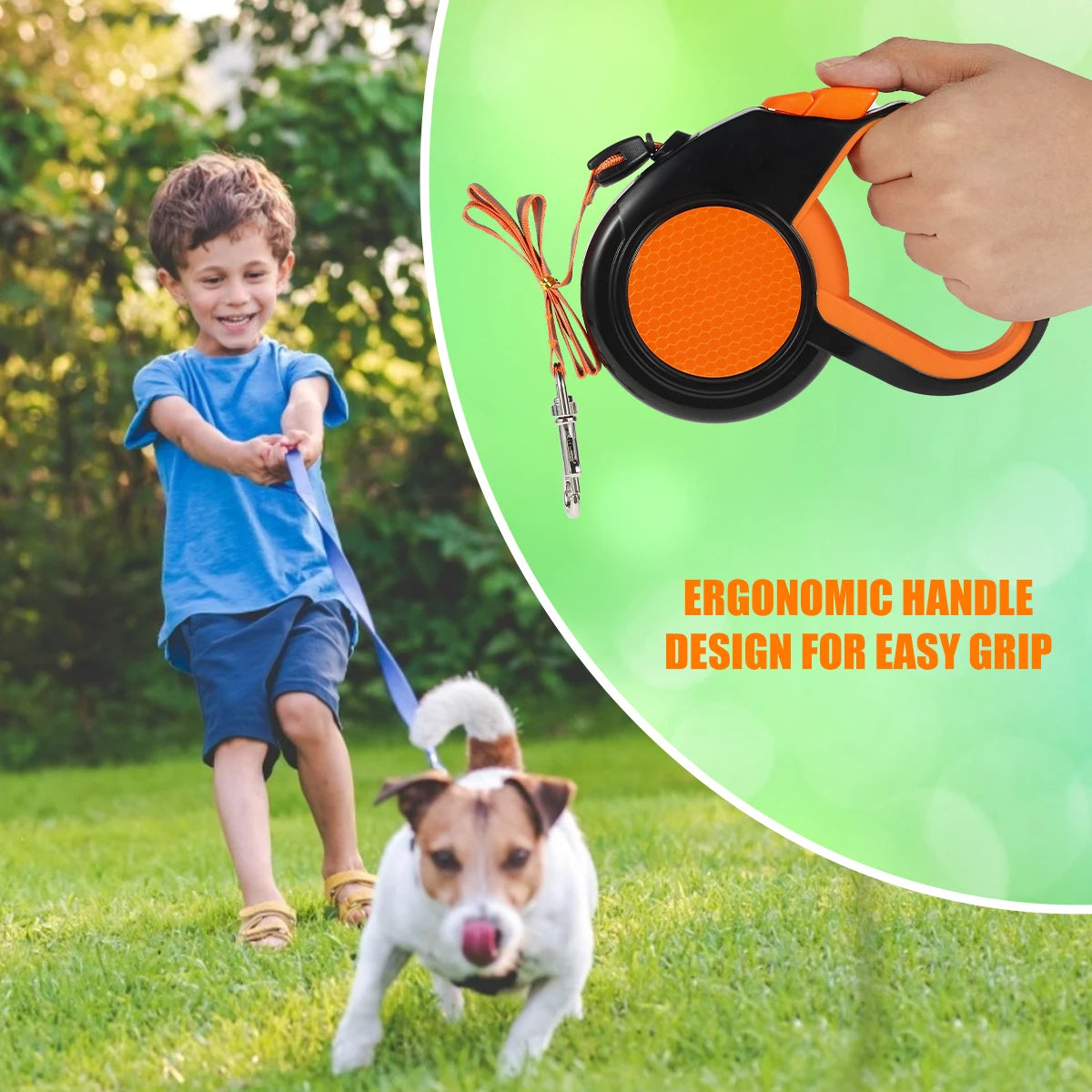 Retractable Dog Lead Heavy Duty Pet Walking Leash
