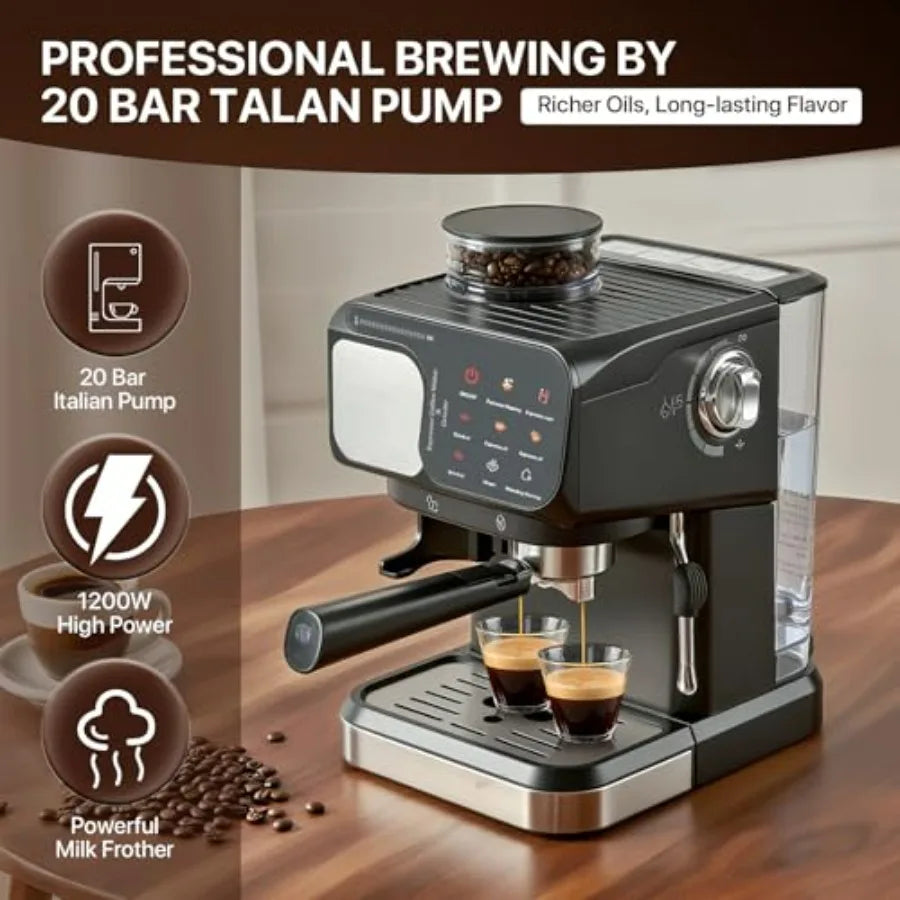 Professional Home Espresso Machine for Small Batches and Easy Brews