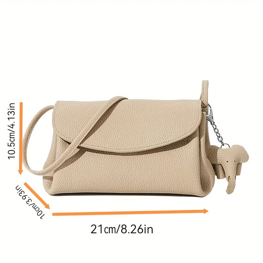 Elephant Cowhide Fashion Crossbody Bag Genuine Leather For Women