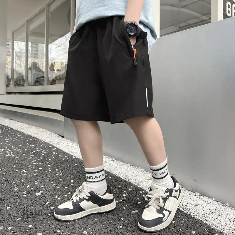 Lightweight Summer Silk Running Athletic Shorts For Men